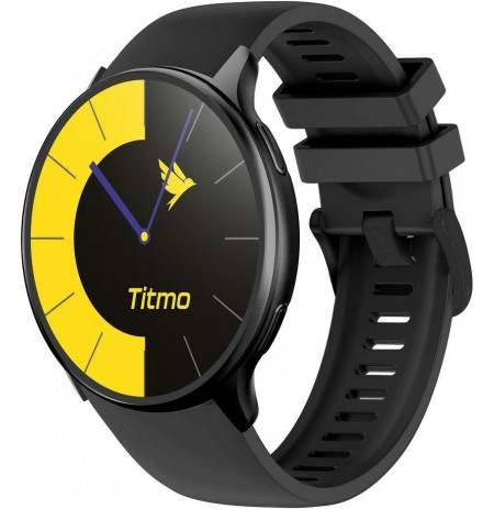 Smartwatch Titmo O-200 GPS AMOLED Bluetooth IP68 black