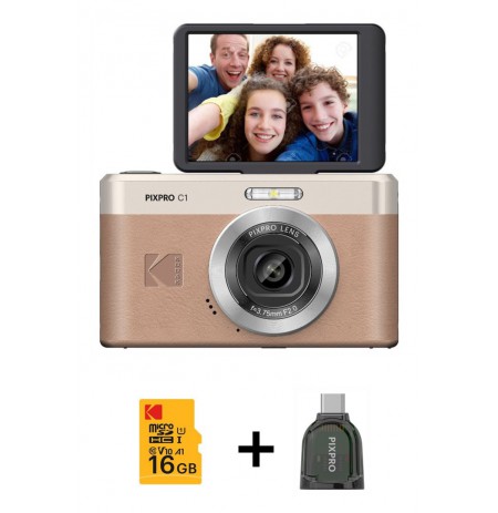 Kodak PIXPRO C1BN 1/3" Compact camera 13 MP CMOS 4160 x 3120 pixels Brown