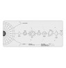 Dark Project Terra Nova Gaming mouse pad White