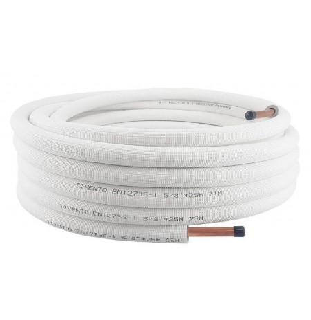Copper pipe with insulation 1/2 coil 25 m Tivento Flex