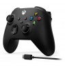 Microsoft Xbox Wireless Controller + USB-C Cable Black Bluetooth/USB Gamepad Analogue / Digital PC, Xbox One, Xbox One S, Xbox