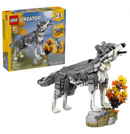 LEGO CREATOR 3 IN 1 31393 Forest Animals: Gray Wolf