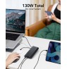 VEGER TC130 VG-W2503-T130 25000mAh Power bank 130W cables bulit-in