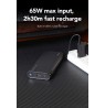 VEGER TC130 VG-W2503-T130 25000mAh Power bank 130W cables bulit-in