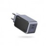 Ugreen Nexode Air 65W sieninis kroviklis, USB + 2x USB-C pilkos spalvos Mobile computer, Mobile phone, Mouse, Laptop, Power