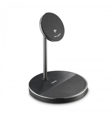 Hama 00201738 mobile device charger Headphones, Smartphone Black USB Wireless charging Fast charging Indoor