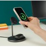 Hama 00201738 mobile device charger Headphones, Smartphone Black USB Wireless charging Fast charging Indoor