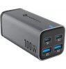 Desktop charger Forcell F-Energy GaN III 2x USB-C 2x USB-A QC 4.0 PD 5A 100W VT-49 grey