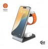 Charger Fixed Wireless charging stand 3w1 FIXED MagPowerstation Alu 3  (FIXMPOS-AL3-GR)