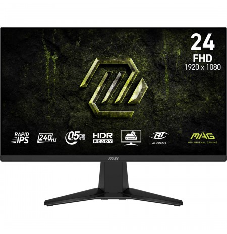 MSI MAG 245F X24 computer monitor 60.5 cm (23.8") 1920 x 1080 pixels Full HD LCD Black