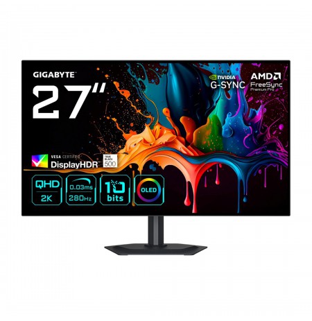 GIGABYTE MO27Q28G 27" OLED QHD Gaming Monitor