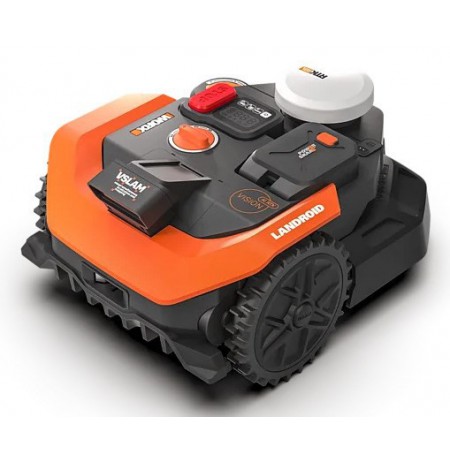WORX WR308E lawn mower Robotic lawn mower Battery Black, Orange