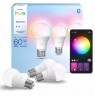 Philips Hue White and colour ambience Essential A60 – E27 smart bulb – 806 lm – 8W – 3-pack