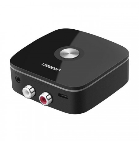 Adapter bluetooth Ugreen Adapter / odbiornik Bluetooth 5.1 UGREEN CM106 2x RCA, jack 3.5mm, aptX HD, USB-C (black)
