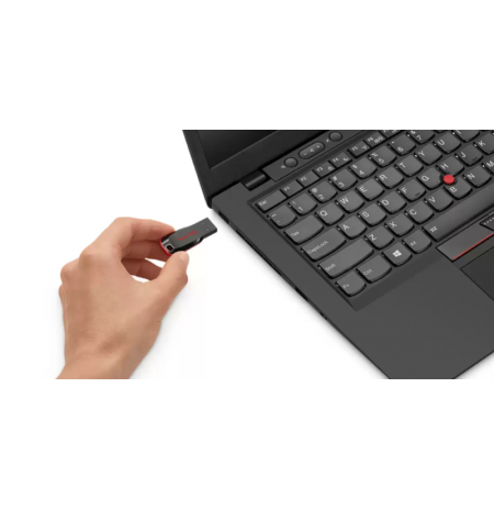 SanDisk Cruzer Blade USB atmintinė 32GB, Black/Red