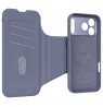 Decoded Textured Silicone Detachable Wallet case for iPhone 17 Pro Max compatible with MagSafe