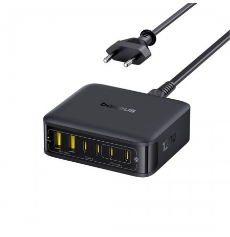 Baseus E0120T00 mobile device charger Universal Black AC Fast charging Indoor
