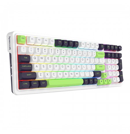REDRAGON K686WBG-RGB-MAX Eisa Max keyboard USB + RF Wireless + Bluetooth White, Black