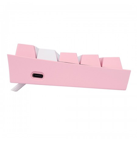 REDRAGON K617-RGB Fizz RGB White/Pink keyboard USB Pink, White