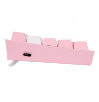 REDRAGON K617-RGB Fizz RGB White/Pink keyboard USB Pink, White