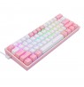 REDRAGON K617-RGB Fizz RGB White/Pink keyboard USB Pink, White