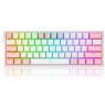 REDRAGON K617-RGB Fizz RGB White/Pink keyboard USB Pink, White