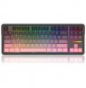 REDRAGON K728SP-RGB-PRO Antonium Pro keyboard USB + RF Wireless + Bluetooth Black, Pink
