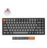 Keychron K2 Max keyboard Universal USB + RF Wireless + Bluetooth Black, Grey