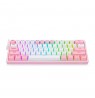 REDRAGON K616 Fizz Pro white/pink keyboard USB + RF Wireless + Bluetooth Pink, White
