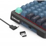 REDRAGON K724GBG-RGB-PRO Behemoth keyboard USB + RF Wireless + Bluetooth Grey, Blue
