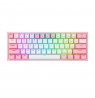 REDRAGON K616 Fizz Pro white/pink keyboard USB + RF Wireless + Bluetooth Pink, White