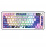 REDRAGON K708AK-RGB-PRO FLEKACT keyboard USB + RF Wireless + Bluetooth White
