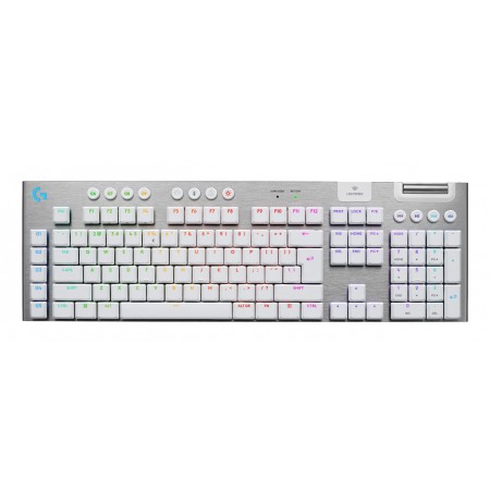 Logitech G G915 X Lightspeed keyboard Gaming USB + RF Wireless + Bluetooth QWERTY US International White
