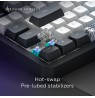 Dark Project ALU87B BUSHIDO Wired Mechanical Gaming Keyboard, QWERTZ and QWERTY, ISO Multilingual