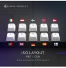 Dark Project ALU87B BUSHIDO Wired Mechanical Gaming Keyboard, QWERTZ and QWERTY, ISO Multilingual