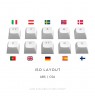 Dark Project ALU87B BUSHIDO Wired Mechanical Gaming Keyboard, QWERTZ and QWERTY, ISO Multilingual