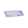 Logitech POP Icon Keys keyboard Universal Bluetooth QWERTY US International Lilac, White