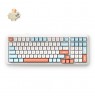 MCHOSE K99 V2 keyboard Gaming USB + RF Wireless + Bluetooth Orange, White