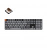 Keychron K5 Max keyboard Universal USB + RF Wireless + Bluetooth Black, Grey