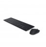 DELL Pro Keyboard and Mouse - KM5221W - Spanish (QWERTY) - Black