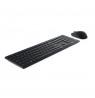 DELL Pro Keyboard and Mouse - KM5221W - Spanish (QWERTY) - Black