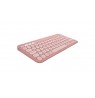 Logitech Pebble 2 Combo keyboard Mouse included Universal RF Wireless + Bluetooth QWERTY US International Pink