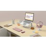 Logitech Pebble 2 Combo keyboard Mouse included Universal RF Wireless + Bluetooth QWERTY US International Pink