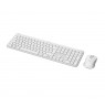 Logitech 920-012484 keyboard Mouse included Office RF Wireless + Bluetooth QWERTZ German White