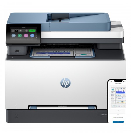 HP LaserJet Pro 3302sdw Wireless Multifunction Color Printer, Copier, Scanner, Duplex