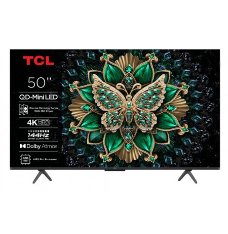 TCL 50Q6C TV 127 cm (50") 4K Ultra HD Smart TV Wi-Fi Metallic