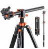 K&amp,F Concept K&amp,F Aluminium Camera Tripod with Transverse Center Column T255A3+BH-28L