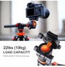 K&amp,F Concept K&amp,F Aluminium Camera Tripod with Transverse Center Column T255A3+BH-28L