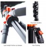 K&amp,F Concept K&amp,F Aluminium Camera Tripod with Transverse Center Column T255A3+BH-28L