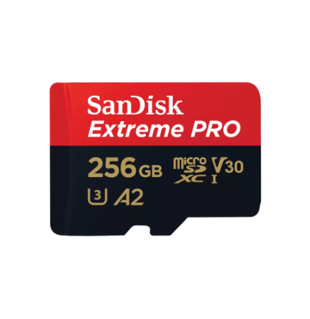 SanDisk Extreme PRO microSDXC Atminties kortelė 256GB UHS-I + SD Adapteris